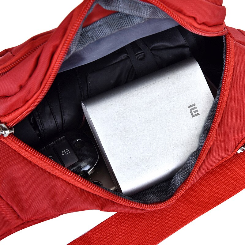 Vandtæt bryst håndtaske til kvinder talje taske farverige unisex talje taske bælte taske mobiltelefon lynlås pose poser bælte