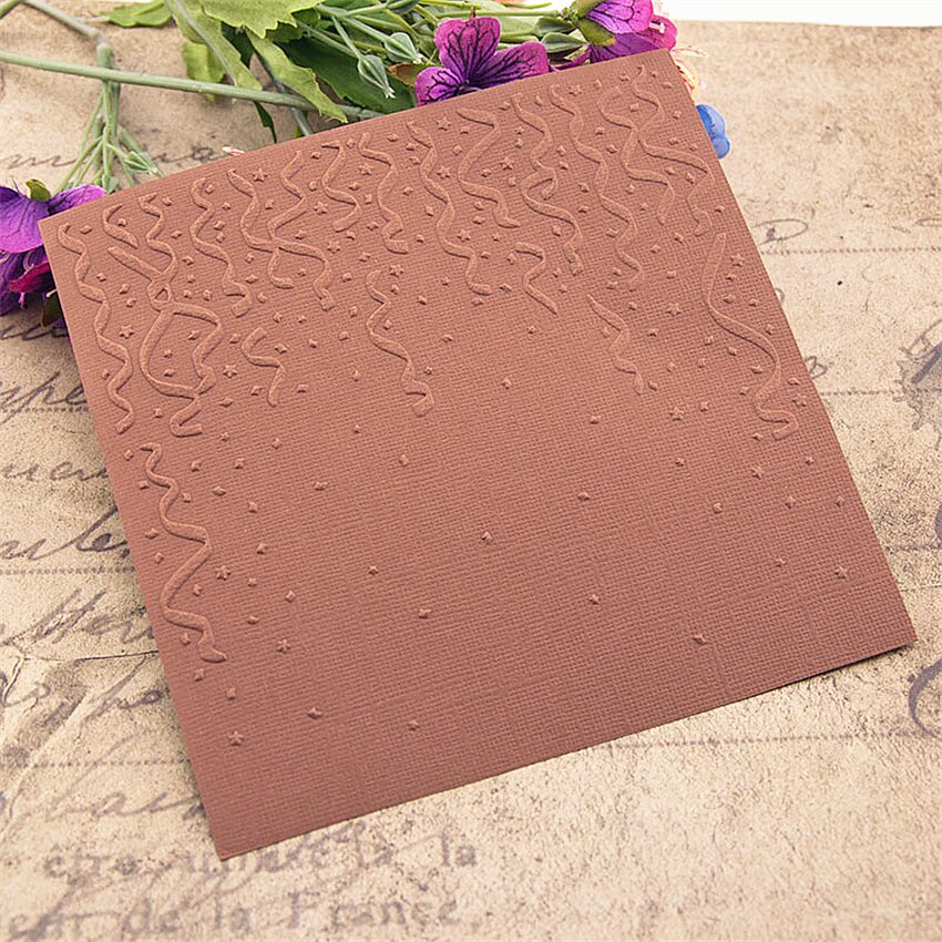 plastic Strip ribbon template craft card making paper card album wedding decoration scrapbooking embossing folder