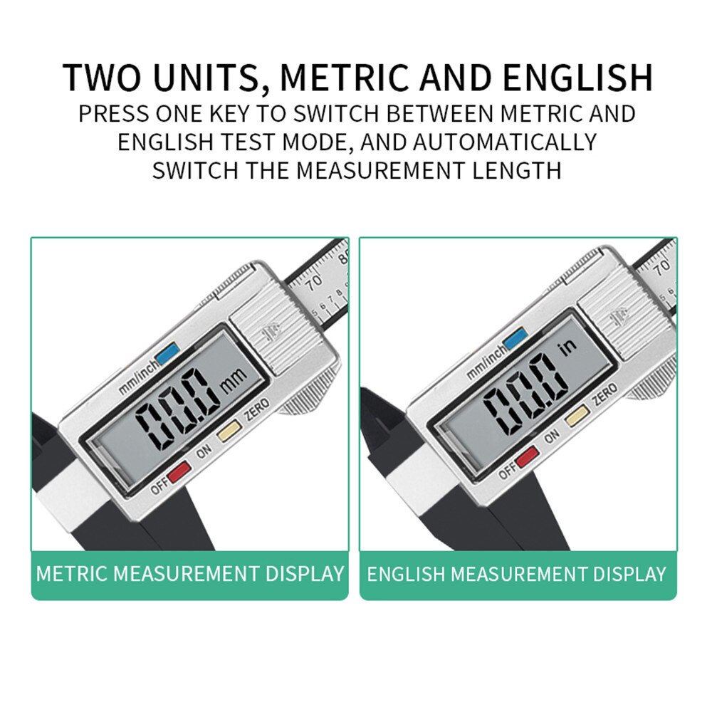 High Accuracy Caliper 0-150mm LCD Digital Vernier Calipers Electronic Measuring Tool Instrument