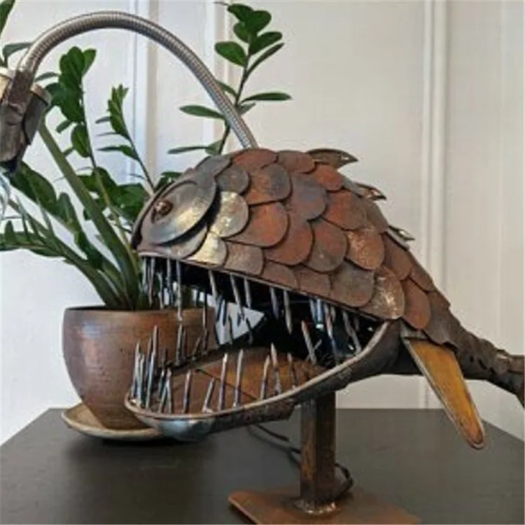 retro-Fischlampe, Angelliebhaber, Anglerfischlampe, vom Boden bis zur Decke reichend, für Zuhause, Schlafzimmer, Arbeitszimmer, Dekoration, Einrichtung