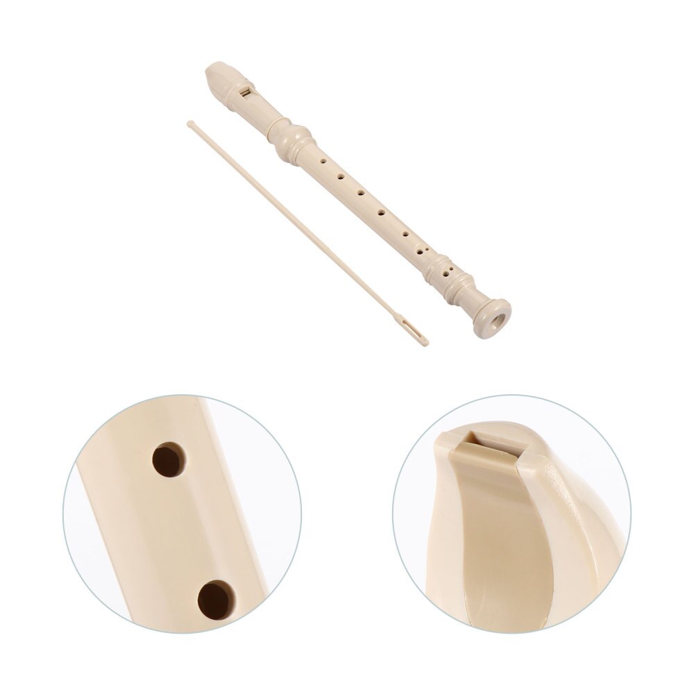 1 Set Fun 8 Gat Plastic Muziek Fluit Muziek Speelgoed Abs Klarinet Sopraan Recorder Instrument Speelgoed Voor Jongens Meisjes Kids