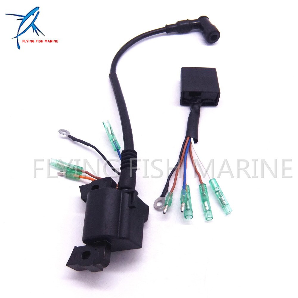 Bobina de encendido de barco y CDI Assy para Motor fueraborda Hangkai 6,5 HP de 4 tiempos f6.5