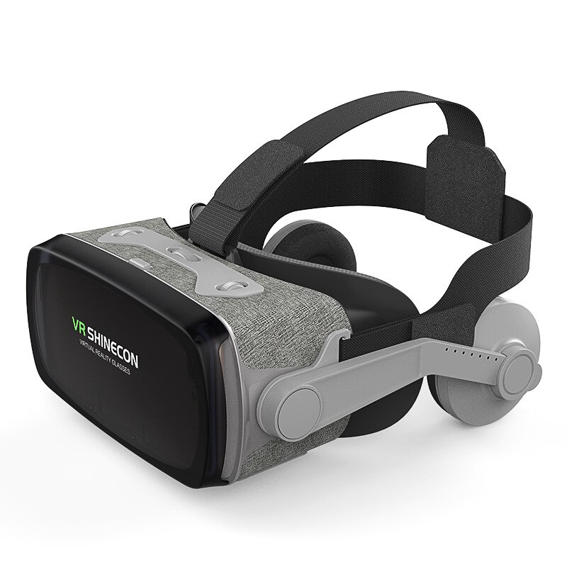 Virtual Reality Vr Bril Vr Headset Shinecon 3D Bril Headset Helm Voor Google Xiaomi Smart Phone 4.7-6 Inch: G07E