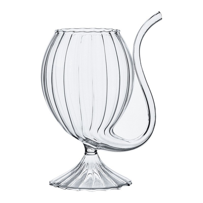 Wine Glass Straw Vampire Enhance Built In Tube Straw Special Cup Best 300ml Glass Cup: A3