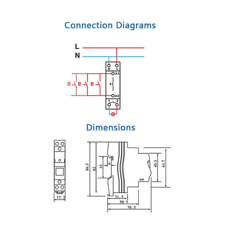 Tuya Smart Life WiFi Interruptor disyuntor y temporizador 16A Monofásico Riel DIN Medidor KWH Monitor de energía inteligente y aplicación de energía de registro Control remoto Funciona con Alexa Google Home