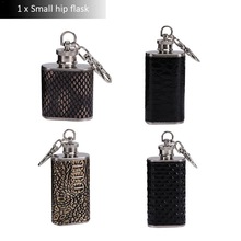 1/2 unzen Whiskey Flasche Flachmann Reise Alkohol Flasche Whiskey Tasche Mini Wein Flasche Flachmann Hängen Metall alkohol Flaschen