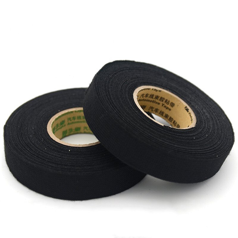 1Pc 19Mm X 15M Isolatie Tape Tesa Coroplast Adhesive Doek Tape Voor Kabelboom Kabelboom Hoge temperaturen Tape