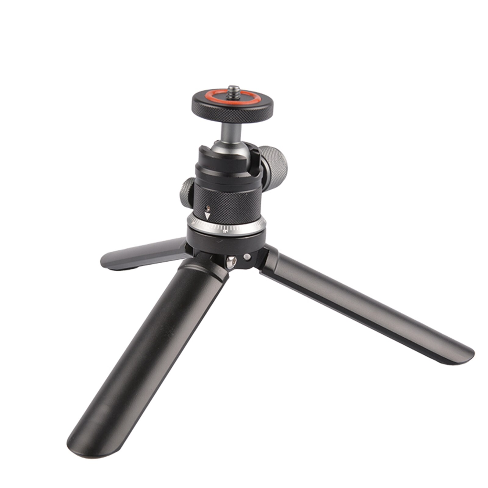 Cabeza de bola de trípode con Base escalonada, soporte de tornillo de 1/4 ", disparo panorámico para cámara DSLR sin Espejo, montaje de trípode