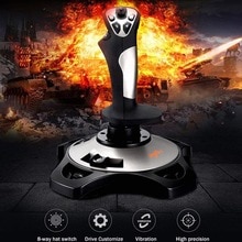 Mando de 4 ejes PXN PRO 2113 con cable, para Arcade, Joystick, simulador de juego con mapeo de teclado