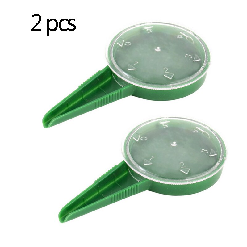 Garden Plant Seed Dispenser Sower Planter Seed Dial Adjustable Size Disseminator Sower Planter Starter Seeder Gardening Tools: Green 2pcs