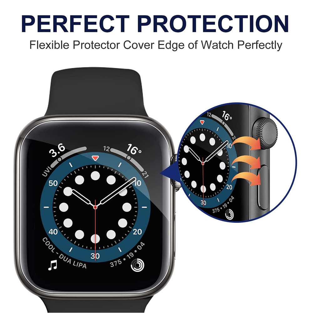 Hydrogel Screen Film Protector For Apple Watch Series 7 6 5 4 3 2 1 Full Protection For iWatch 41MM 45MM 40mm 44mm 38mm 42mm