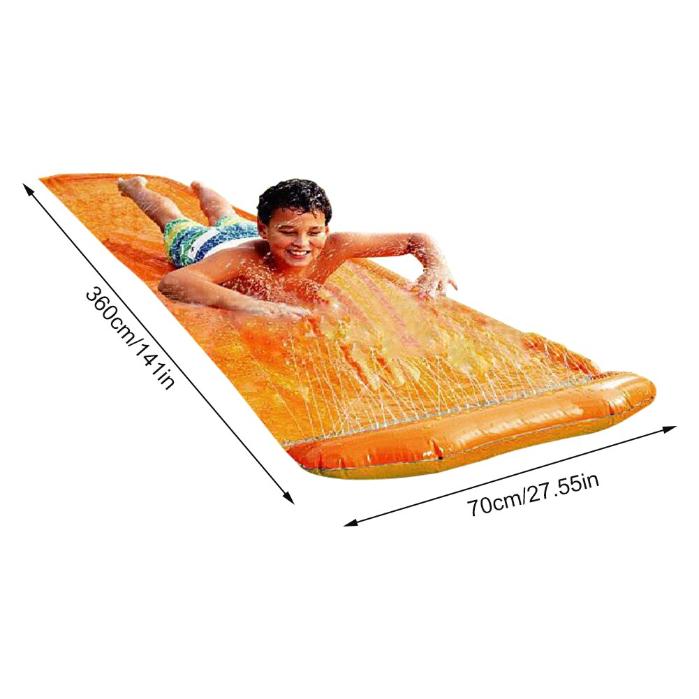 Enkel Water Slide Mat Achtertuin Water Slide Board Tarp Zomer Zwemmen Spray Water Speelgoed Voor Kinderen Buiten Plezier Hebben