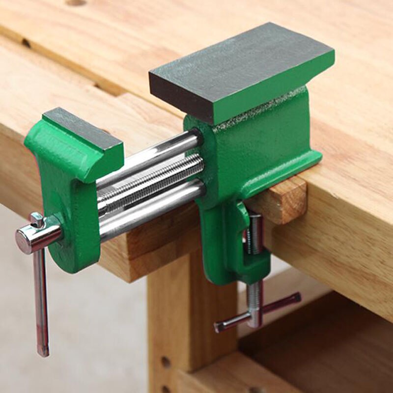 Cast Iron Bench Vise Multi-functional Jewelers Vice Clamp-On Bench Vise With Large Anvil Hobby Clamp On Table Mini Hand Tool