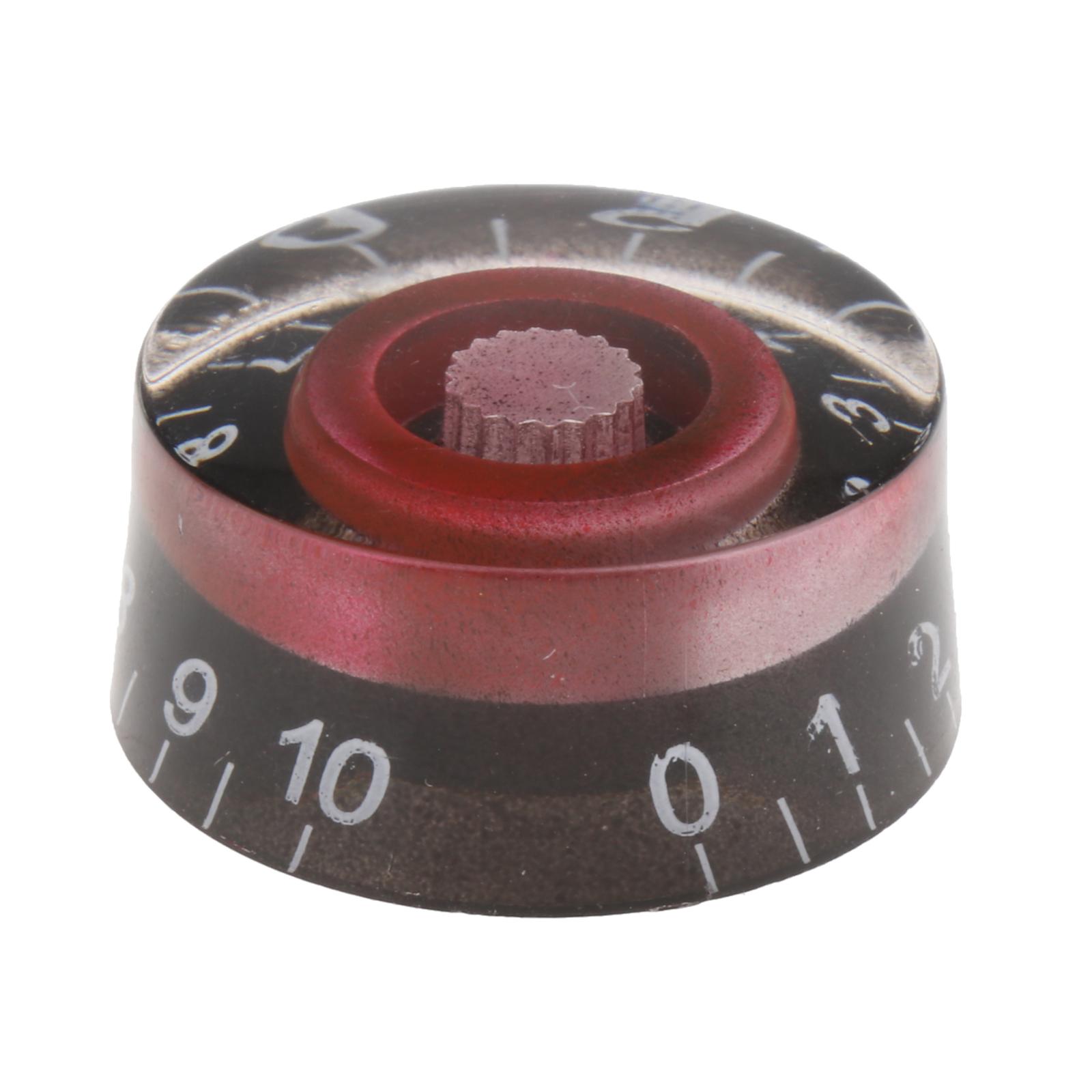 Perillas de Control de volumen y tono de guitarra eléctrica, 4 Uds., perilla de Control de velocidad de guitarra con número, reemplazo de sombrero superior para guitarra eléctrica