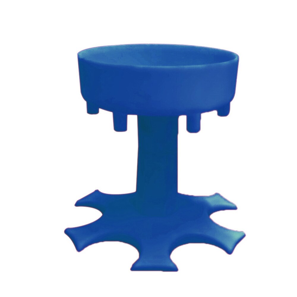 1PC Portable 6 Shot Glass Dispenser Holder With Funnel Drink Splash Dispenser Wine Table Game Group Juice Dispenser: Blue