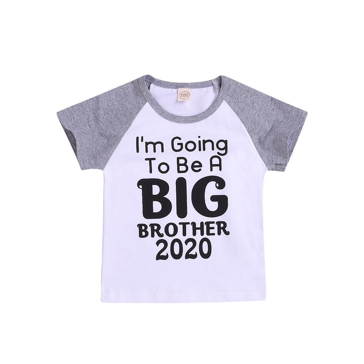 Big Brother Sister Baby Boy Girls Cotton T-Shirt Tops Summer Fashion Casual Soft Letter Print Loose Toddler Infant T-Shirt: B / 140