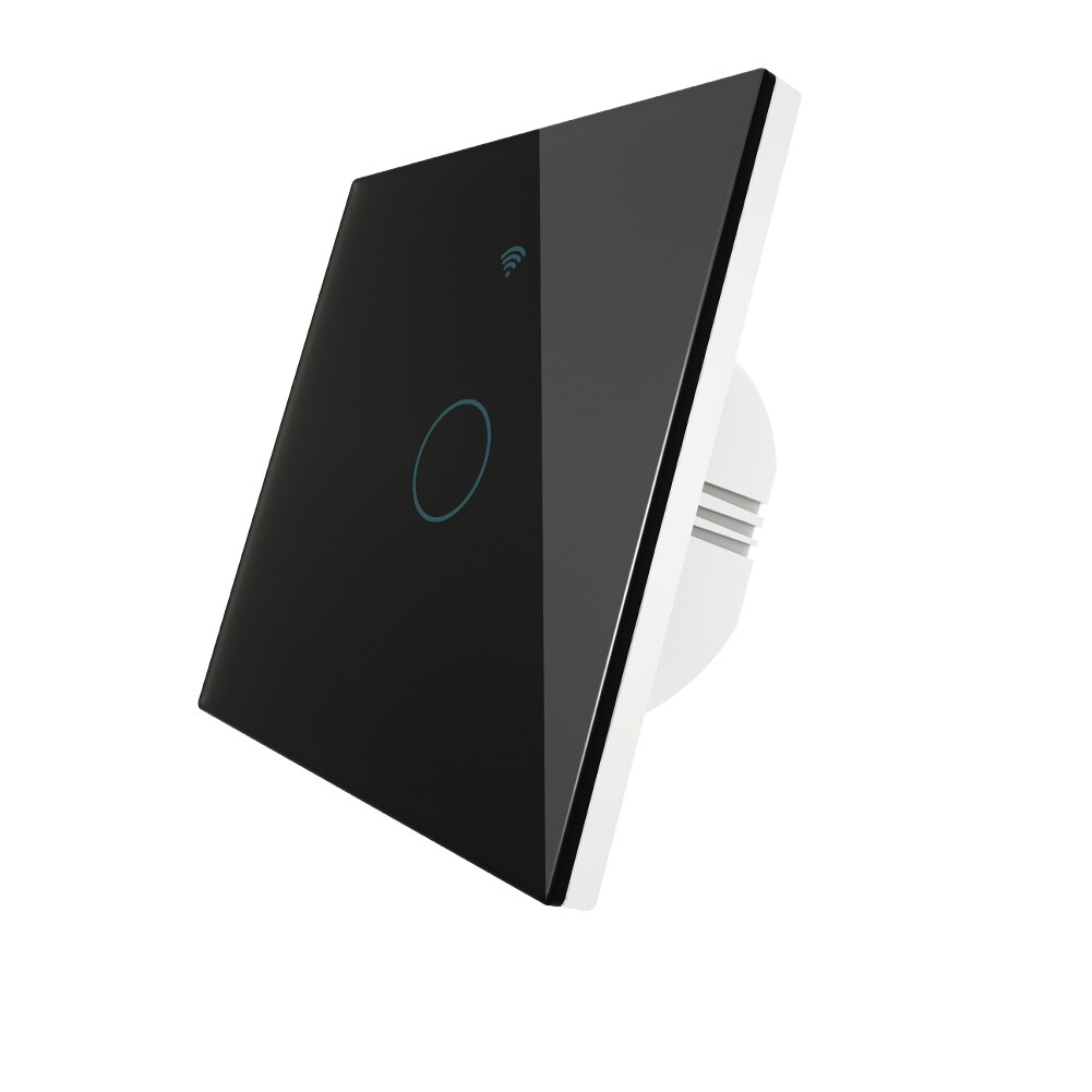 Wifi smart lyskontakt  rf433 no neutral ledning enkelt brand smart life tuya app kontrol fungerer med alexa google home 220v eu: 1 bande