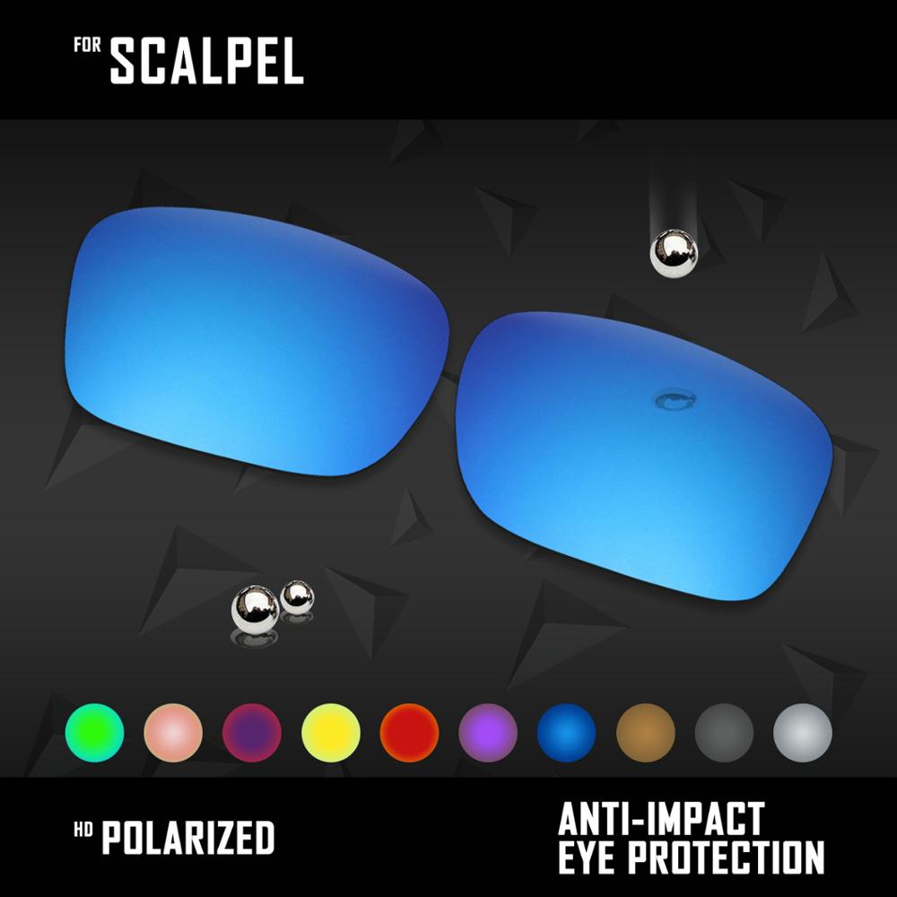 OOWLIT Lenses Replacements For Oakley Scalpel OO9195 Sunglasses Polarized - Multi Colors