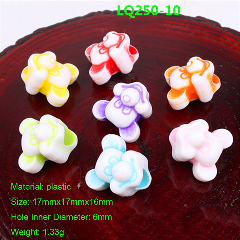 50PCS Hair Jewelry Braids Mixed Colors Plastic Cuffs Clip Beads Dreadlocks Tubes Pendants Hair Rings Extension Styling Accessori: 10