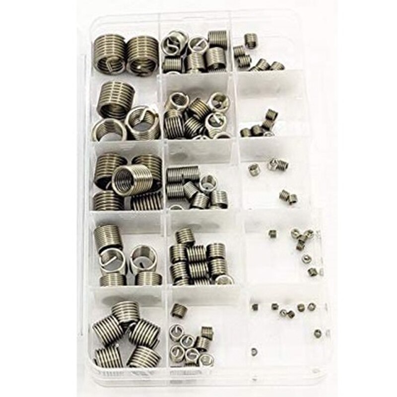 120Pcs for (UNC UNF Unified Thread Steel Wire Thread Insert) Thread Sheath