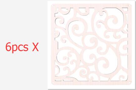 6PCS 29X29CM shield for rooms folding screen room divider paravent decoration separador de ambientes folding screens: NO 1