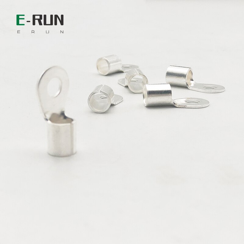 100PCS/LOT OT Terminal Series Thick Brass Anti-Rust Round Match with Silicon Cable For Battery Controller