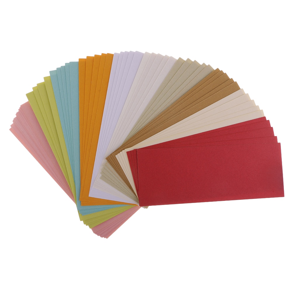 50 Sheets Metallic Paper Papers Double Sided Pearlescent Card Stock