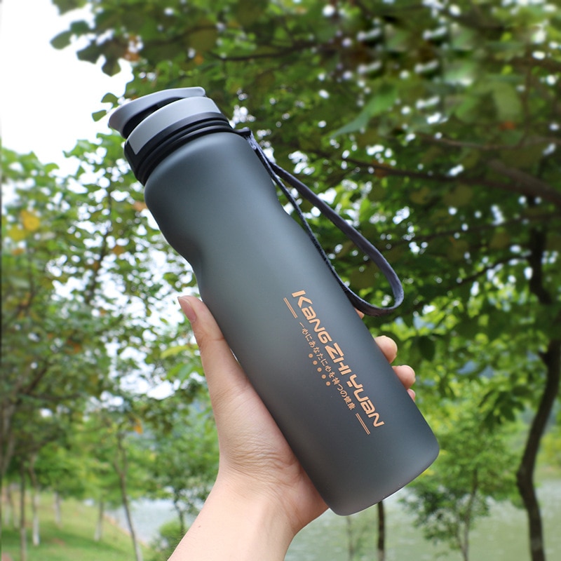 1000ml utomhusresor hydroflaska bärbara hydroflaskor läckagesäkra dryckesartiklar sportvattenflaska gratis bpa matsal sportflaskor