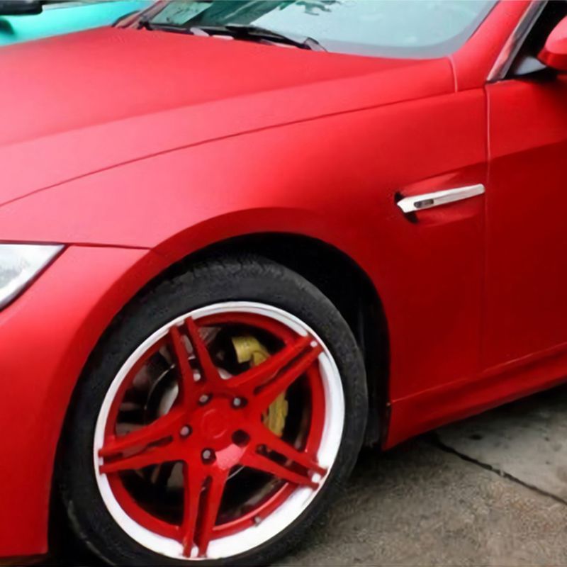 Vehicle Wrap Vinyl Film Sticker Air/bubble Free Self adhesive red