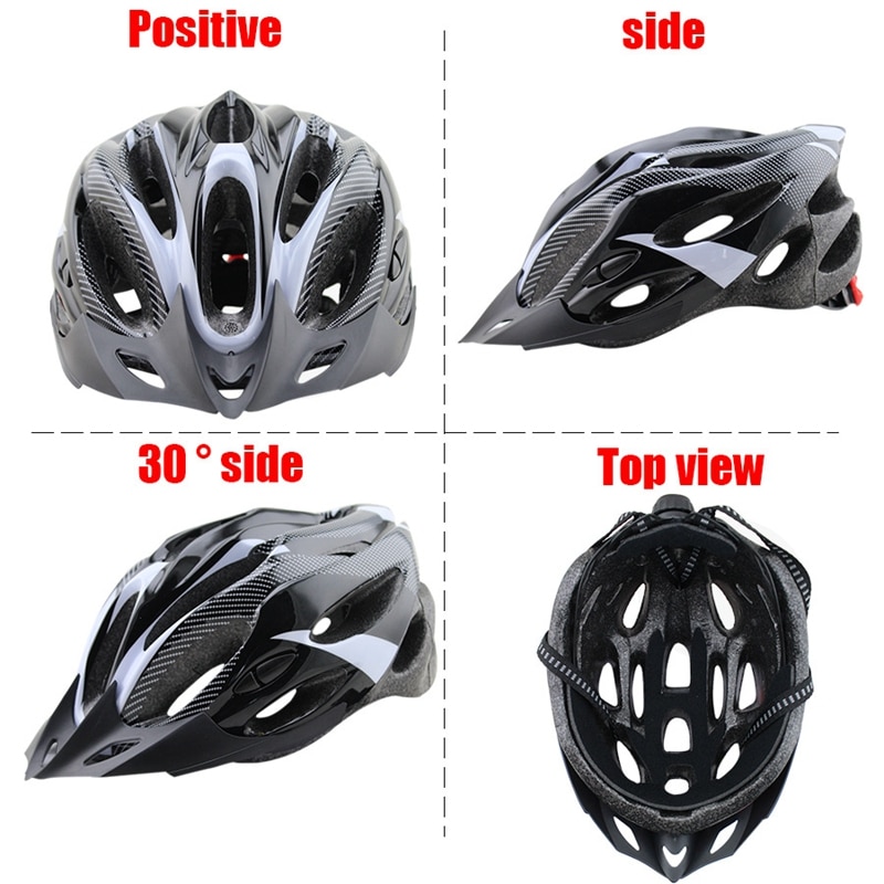 Bike Helmet Lightweight Adjustable Mountain Road Bike Safety Helmet for Men Women Bicycle Equipment