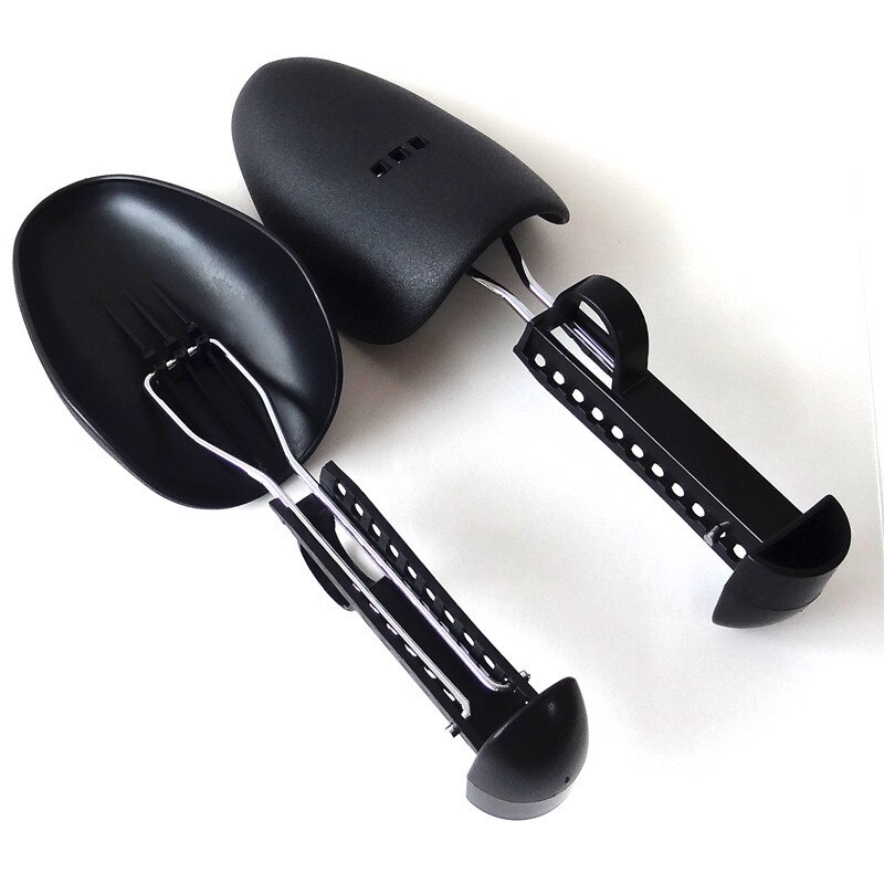 10 Pairs Adjustable Plastic Shoe Support Black Shoe Tree for Men Shoe Racks Sports Casual Shoes Expander to Prevent Deformation