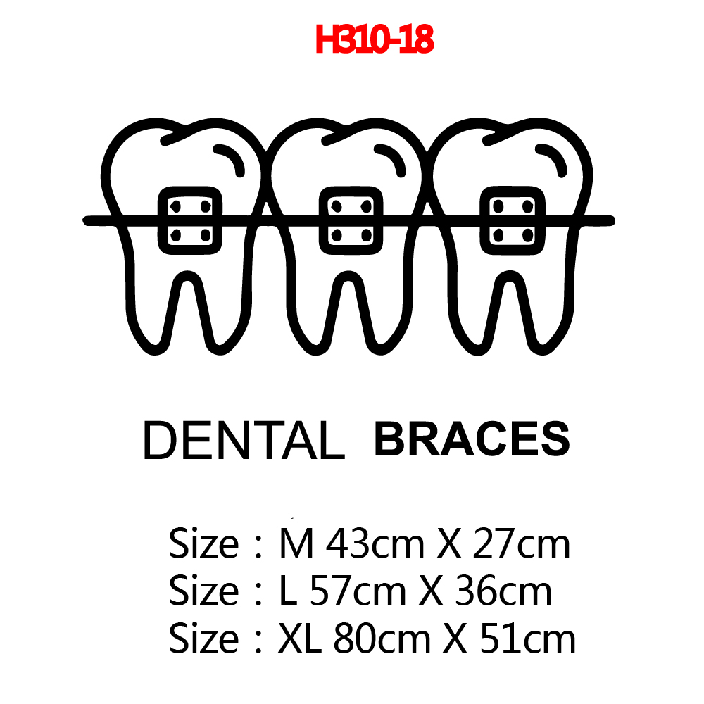 Brush Teeth Stickers Vinyl Wall Sticker For Dentist Shop Room Decor Waterproof Wall Art Decal наклейки на стену