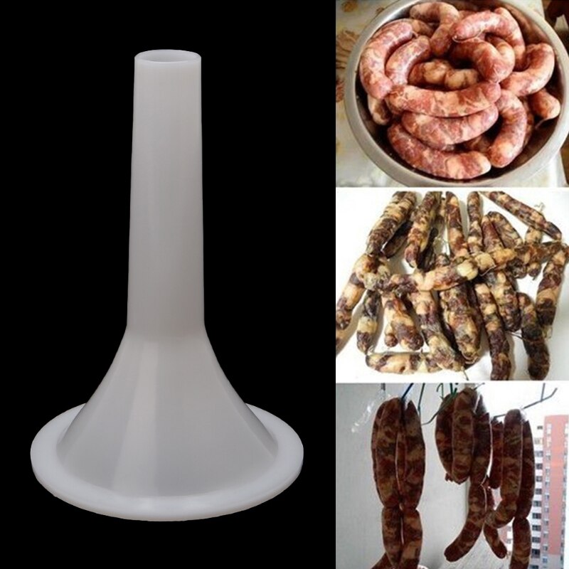 En plastique #32 taille hachoir à viande saucisse bourrage Tube corne entonnoir pour remplir la viande directe