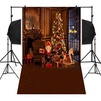 Christmas Backdrops Snow Vinyl 3x5FT Background Photography Studio Photo Studio Foldable Photography Backdrop: Multicolor 8