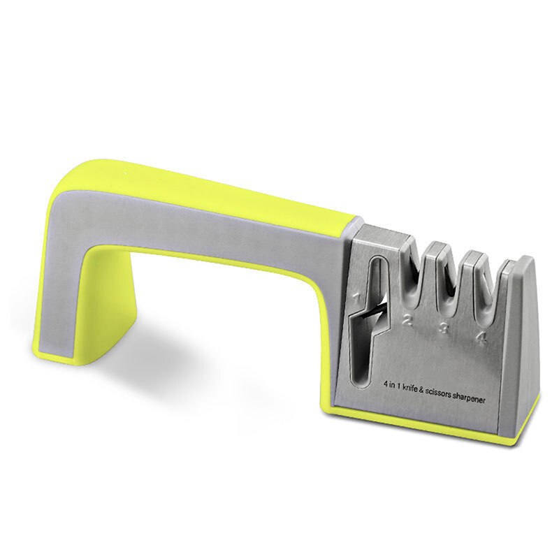 4 In 1 Kitchen Knife Sharpener Diamond Sharpening Grinder Knives Stone Tools Knife Shears Scissors Sharpener Steel Grindstone#3