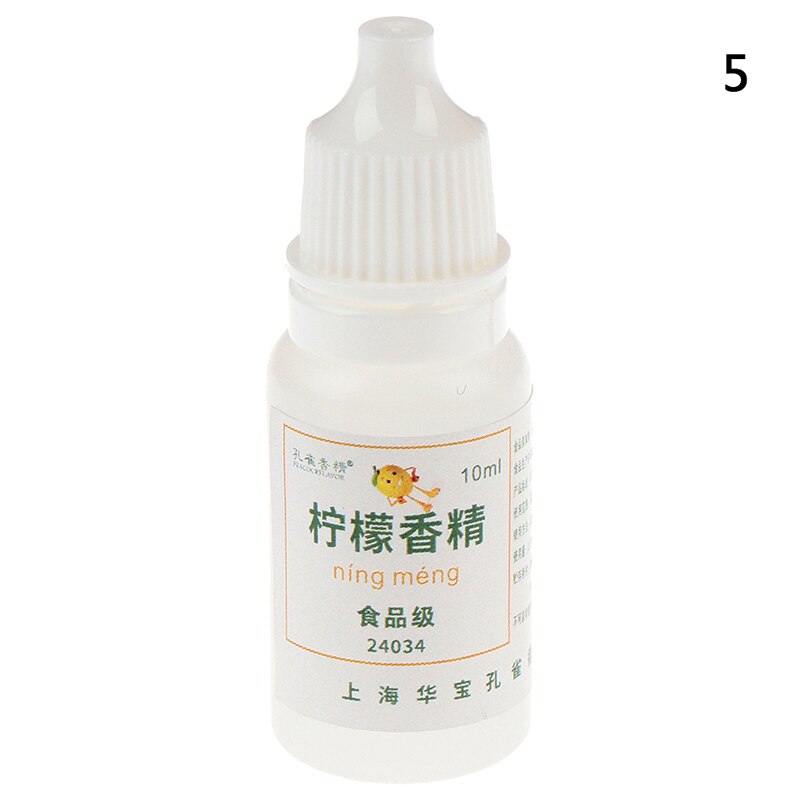 10ML DIY Flavor for Slime Supplies Clay Toys for Children Kids Accessories Decor Make Slime Flavors Charms kits Smell Slices: lemon