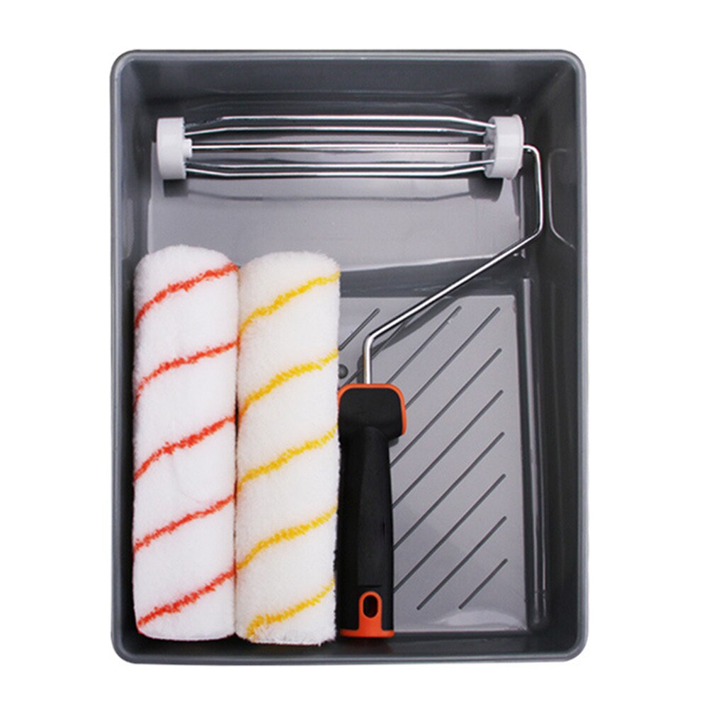 Art DIY Wall Paint Roller Set 4inch 9inch Durable Portable Runner Home Decoration Polyester Brush Tool Multifunctional Handle: B