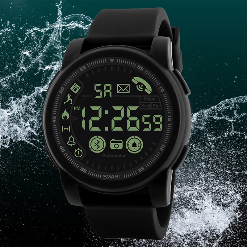Fitness Tracker Waterdichte Bluetooth Smart Horloge Sport Stappenteller Voor Android Ios Man Smart Horloge Multifunctionele