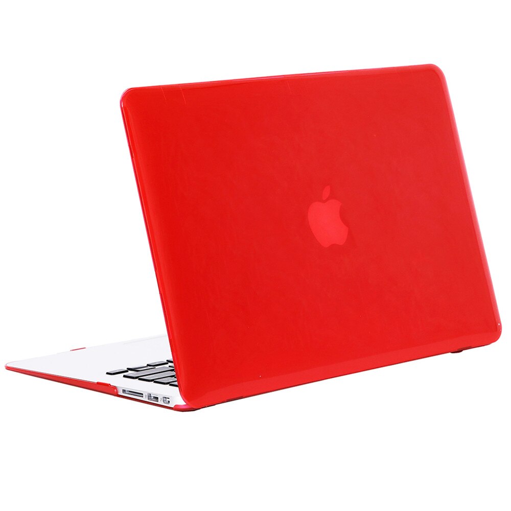 A1370 a1465 a1369 a1466 matt/kristall laptopfodral för macbook air 11.6 " 13.3 " skyddsskal: Röd / 11.6  a1370 a1465
