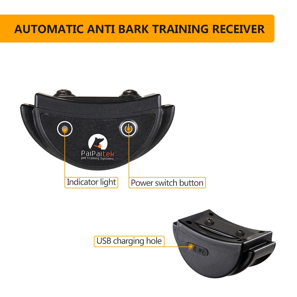 No Shock Dog Training Collar with Remote Rechargeable and Waterproof