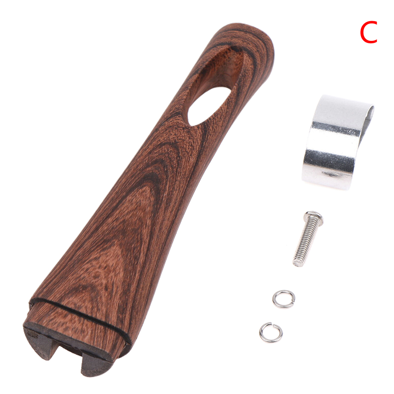 Universal Ergonomic Bakelite Pan Pot Handle Anti Scalding Pan Substituição de acessórios de cozinha, Aperto de baquelite removível, 1 conjunto: Vermelho