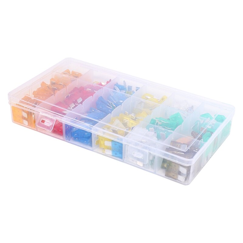 Insert Car 250PCS Medium and Small Aluminum Combination + Small Clip Yellow