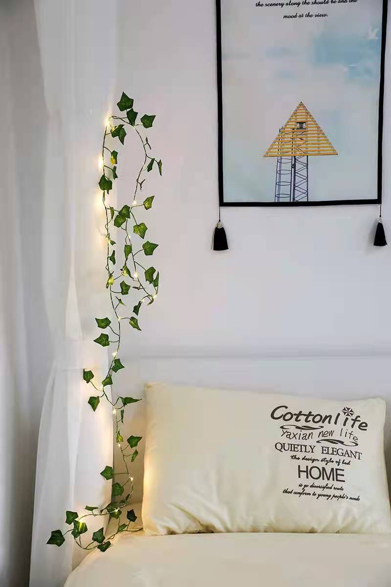 2m ivy string lights garland hanging lights garden night light family wedding birthday party decoration