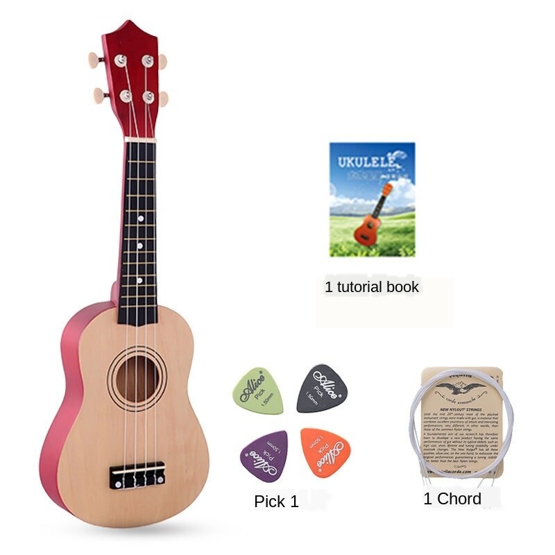 21 Inch 16 Colors Ukulele Guitar Wooden Ukulele Musical Guitar Musical Instruments for Beginners Childrens