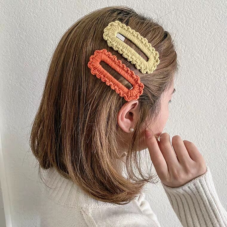 Qxmy meninas hairpins grampo de cabelo bebê pino crianças doces cor headwear crianças acessórios bonitos bandana