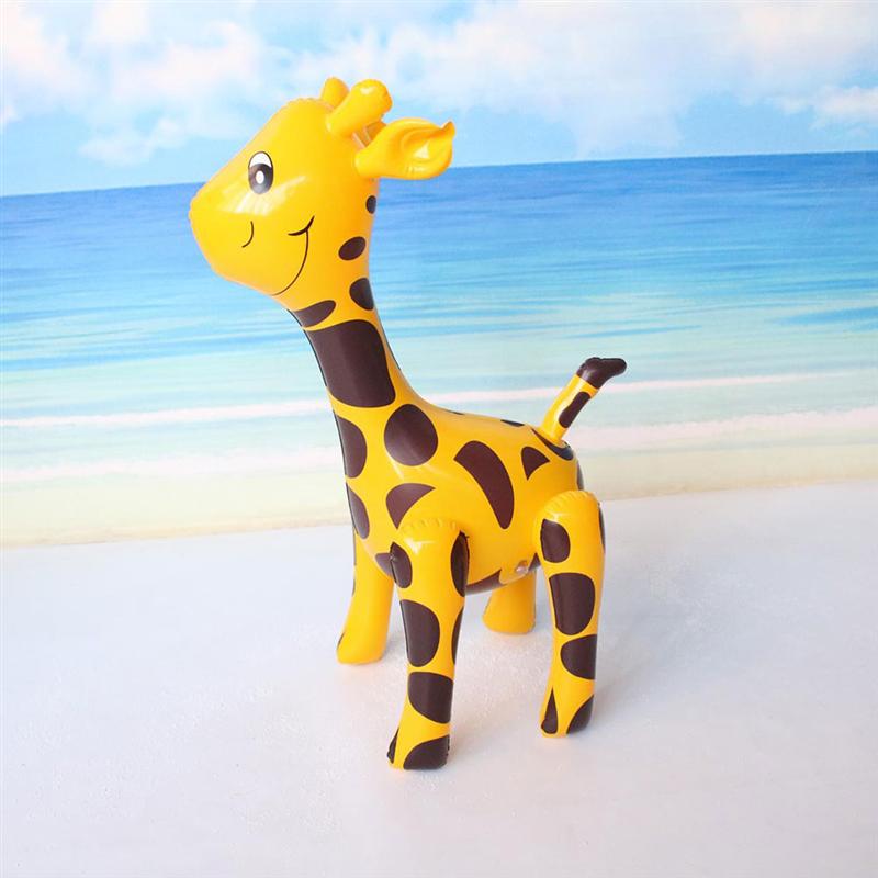 2pz Bello Decorativo Gonfiabile in PVC Palloncini Giraffa palloncini Giocattoli A Forma di Animale Gonfiabile Giocattoli per I Bambini Adulti