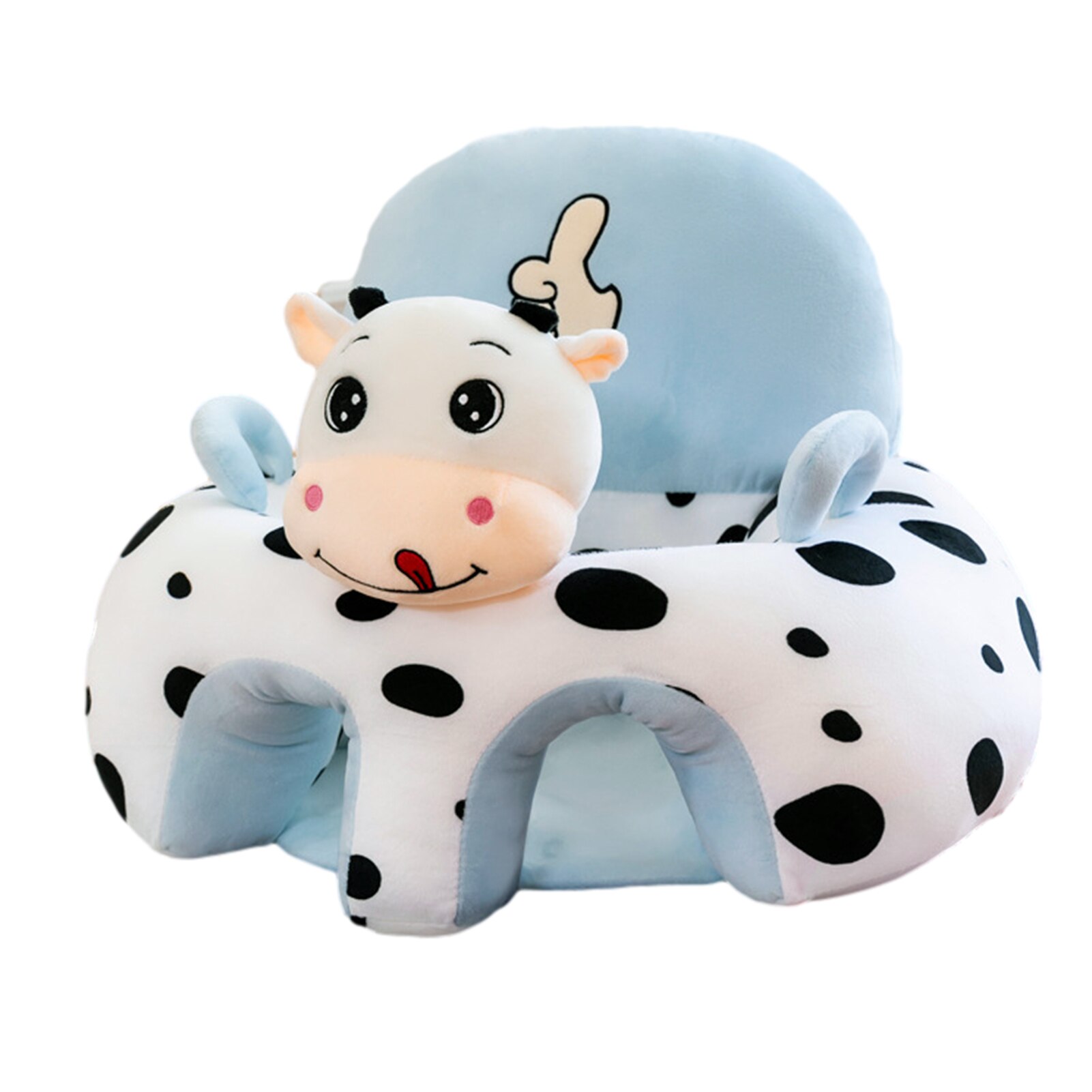 Soft Plush High Chair Baby Sofa Seat Plus Cushion Cover Cheta Print