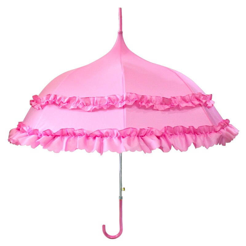 Hjemmelaget japansk myk søster prinsesse lolita domstol loli parasoll bryllup brud langhånds skygge pagode paraply