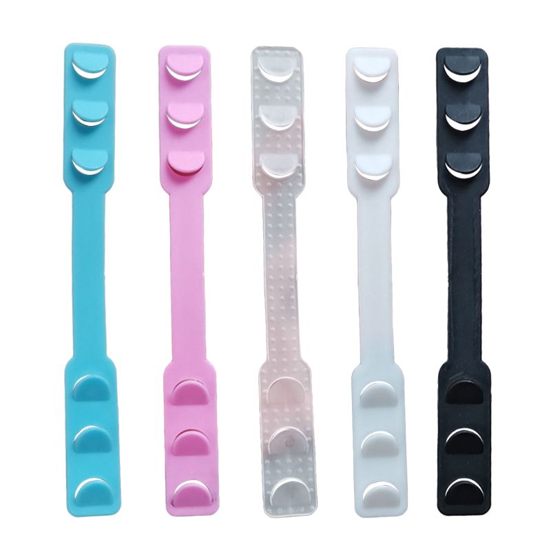 Maskerhaak anti-pijn oorverstelhouder gesp voor gezichtsmasker verlengkoord lijnband hoofdgemonteerd