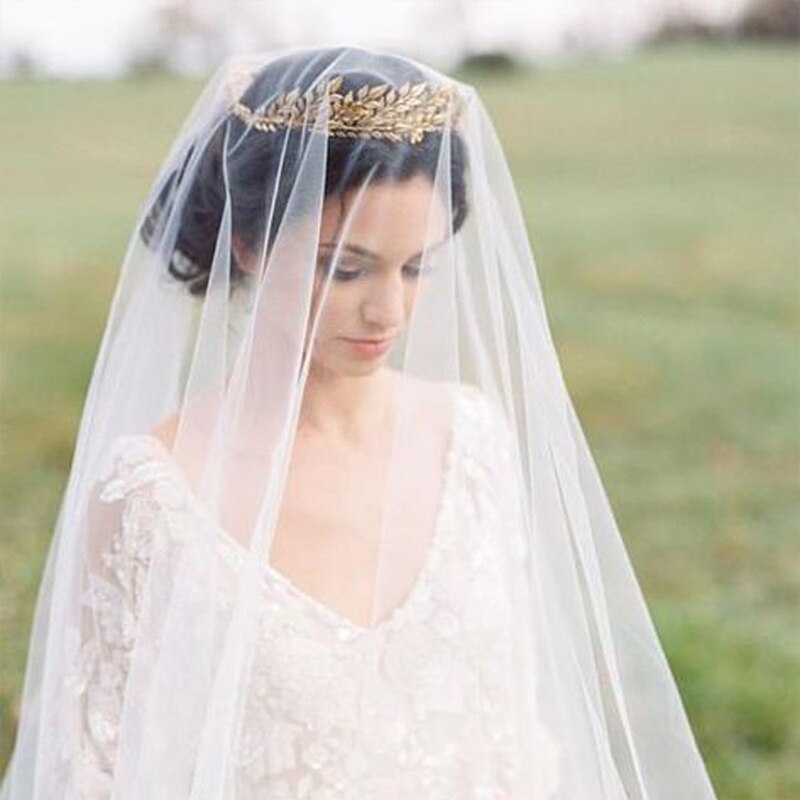 Voile blanc mariée 1 à 8M voile de mariage 1.6M largeur 1 couche dentelle accessoires de mariage sans peigne